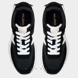 ALDO Women's Black and White Sneakers